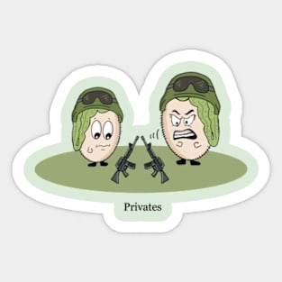 Privates Sticker